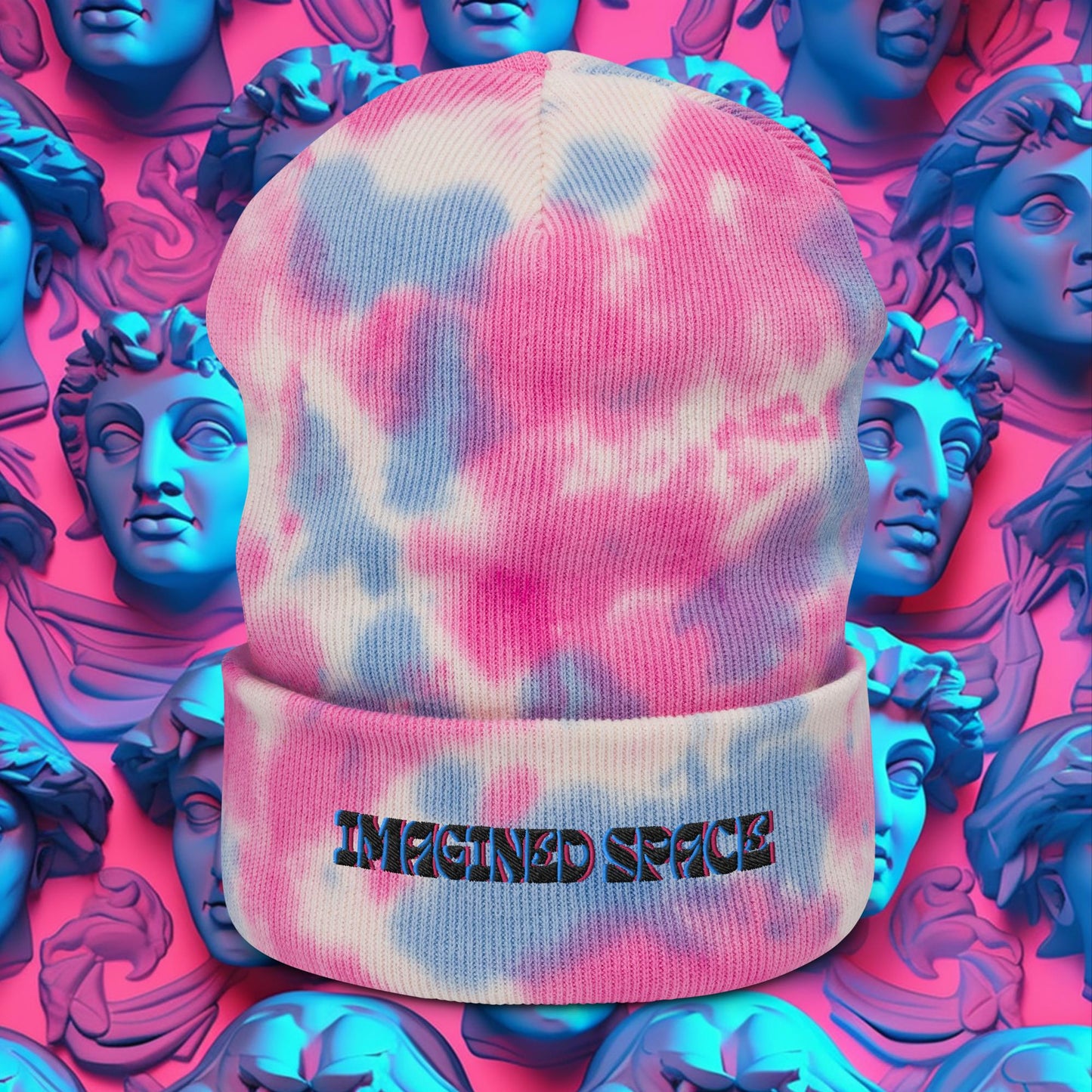 Imagined Space Tie-dye beanie
