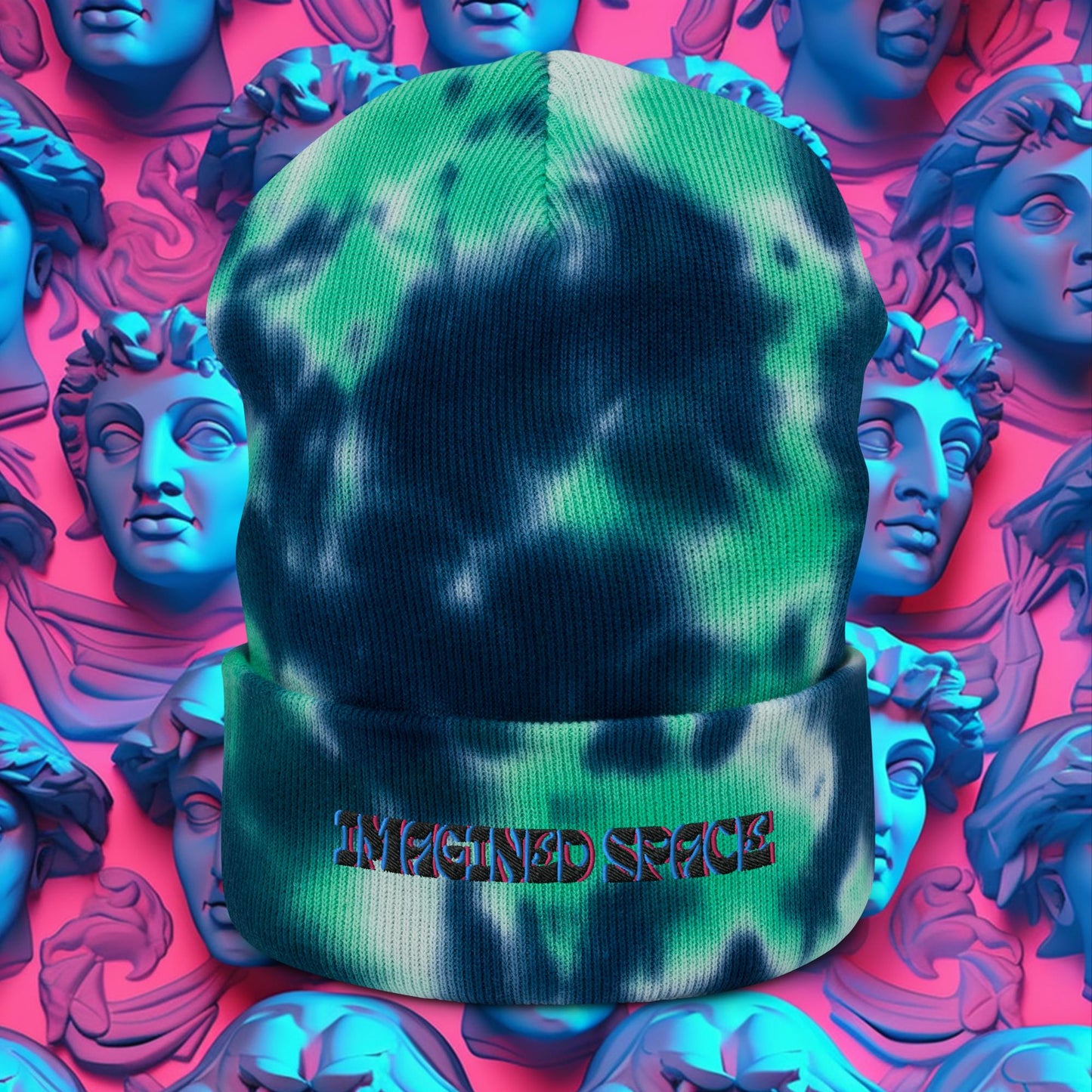 Imagined Space Tie-dye beanie